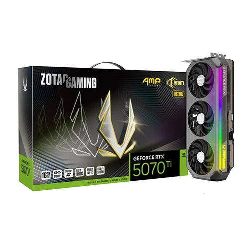 Zotac RTX 5070 Ti AMP Extreme Infinity Ultra 16GB GDDR7 Graphics Card